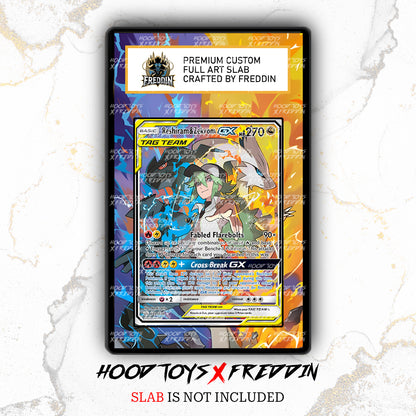 Reshiram & Zekrom GX #222 | FREDDIN Full Art Slab