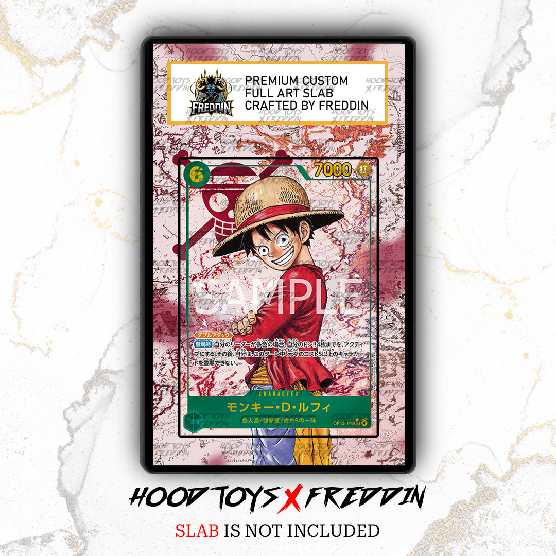 Monkey.D.Luffy [Alternate Art] OP13-118 | FREDDIN Full Art Slab