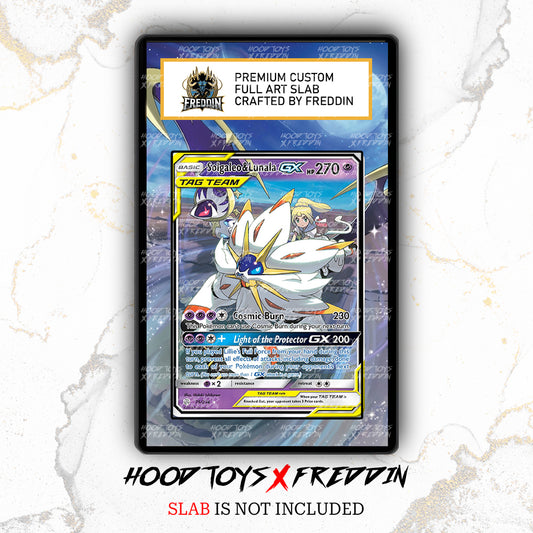 Solgaleo & Lunala GX #75 | FREDDIN Full Art Slab