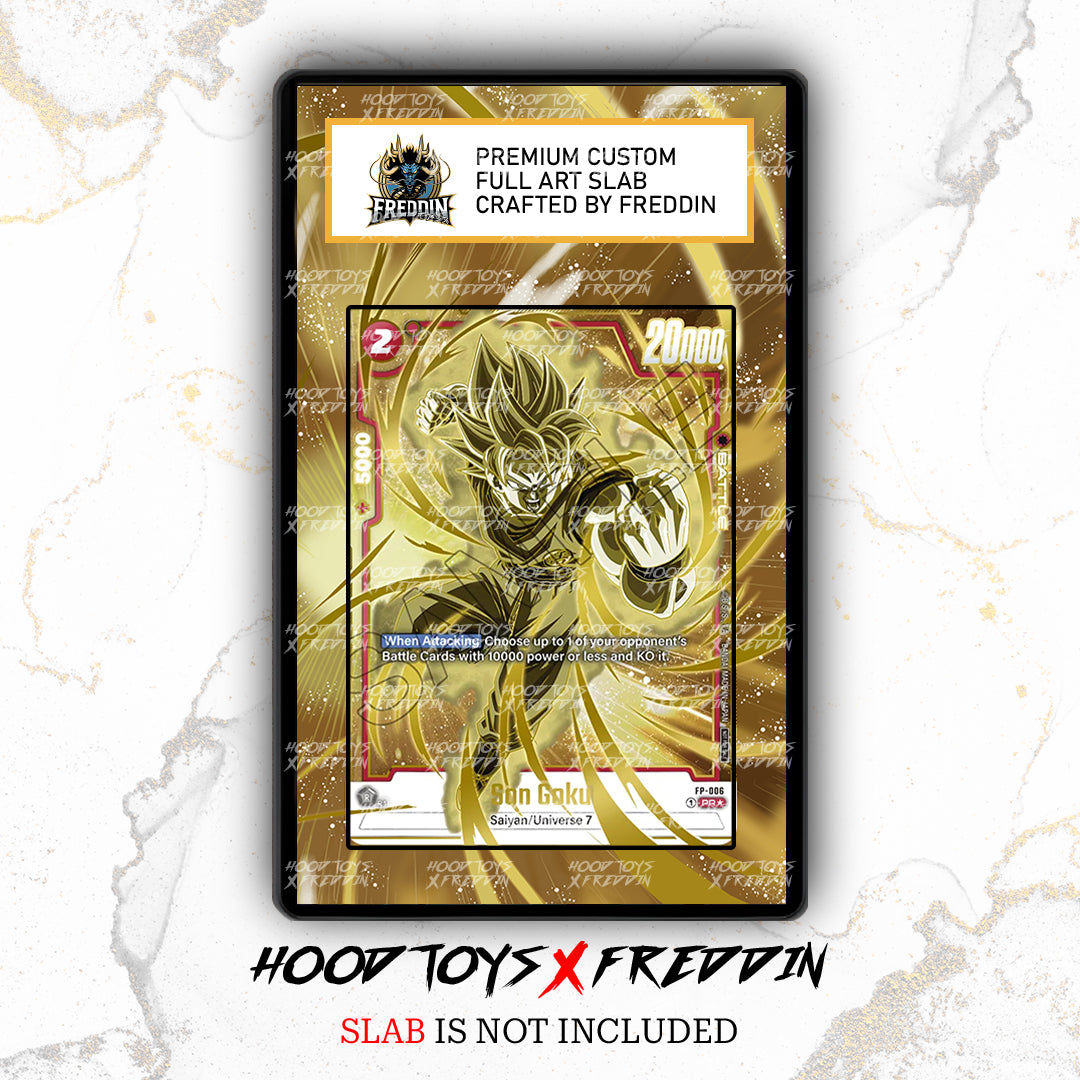 Son Goku - FP-006 (Gold) | FREDDIN Full Art Slab
