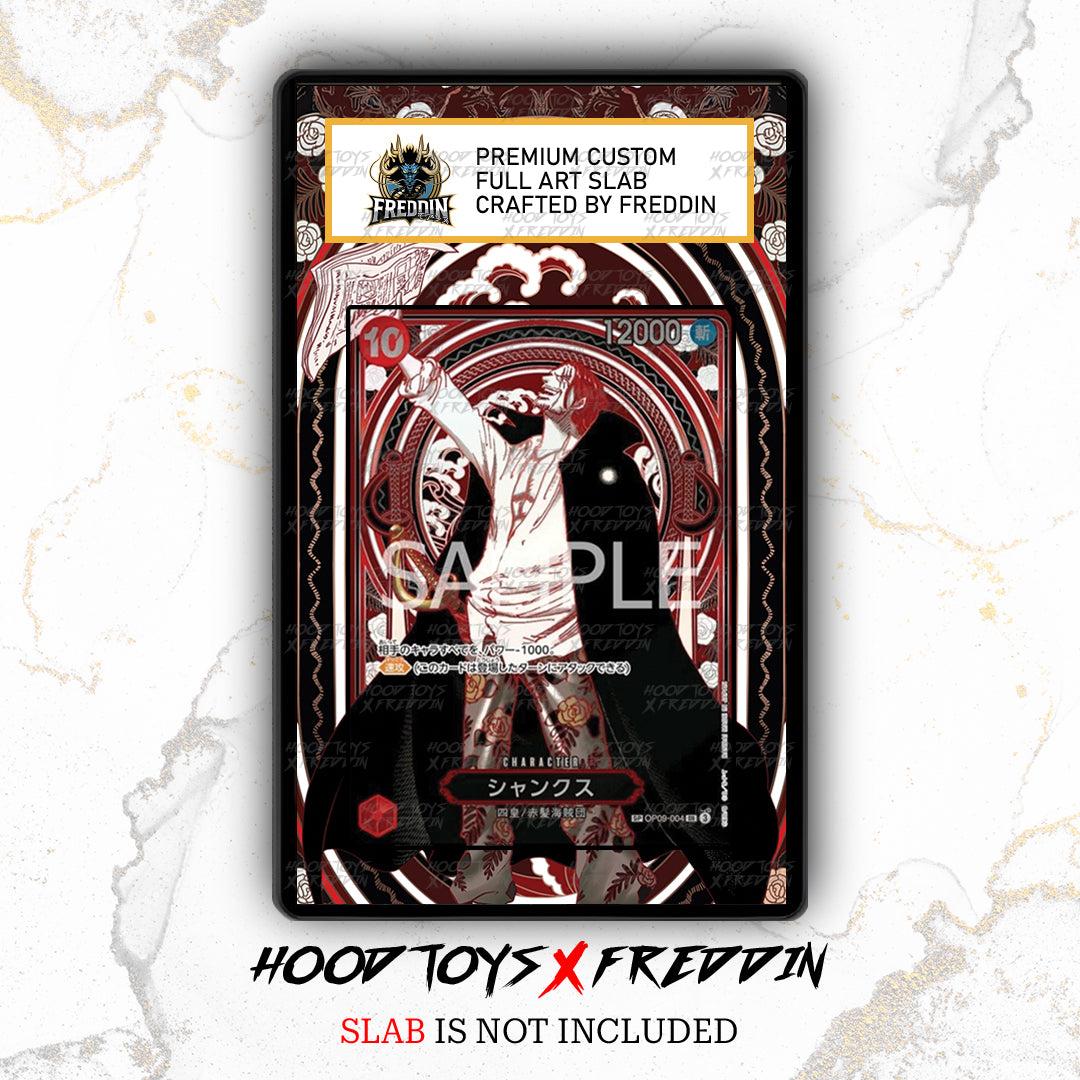 Shanks [Silver] OP09-004 | FREDDIN Full Art Slab