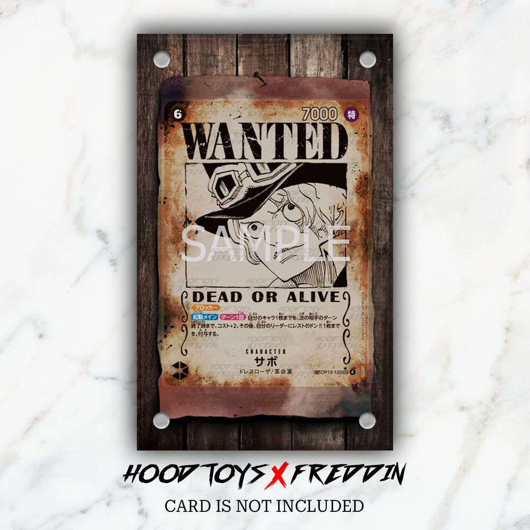Sabo [Wanted] OP13-120 | FREDDIN Full Art Case