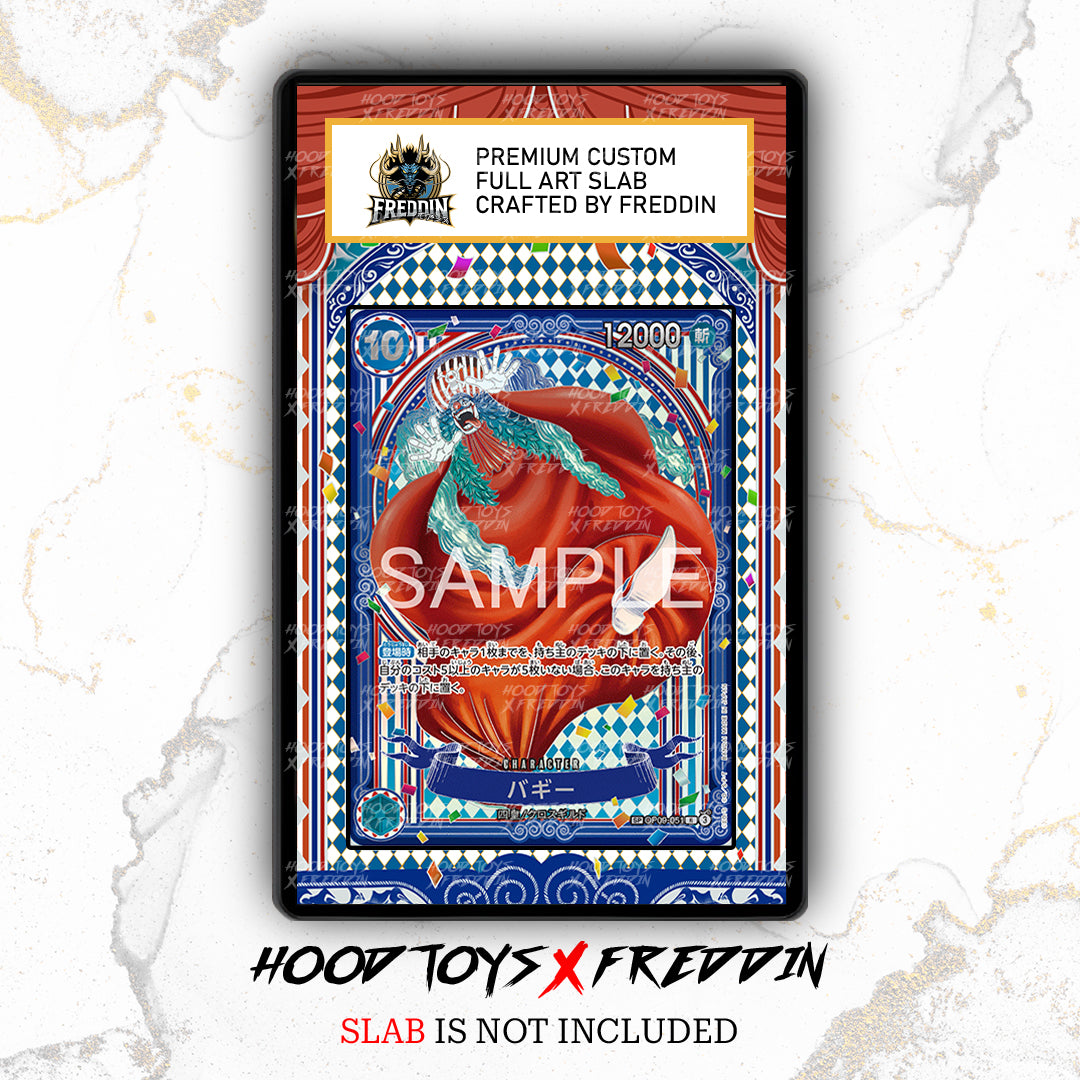 Buggy [SP Silver] OP09-051  | FREDDIN Full Art Slab