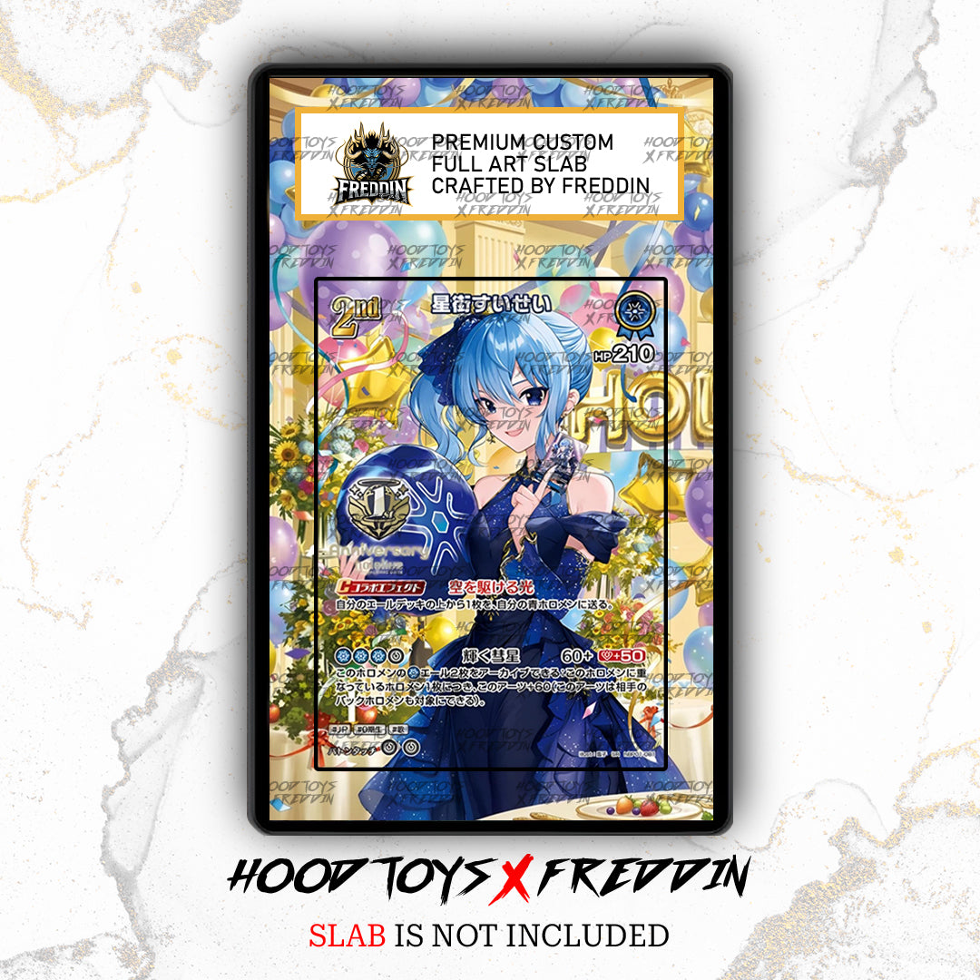 Hoshimachi Suisei 1st Anniversary Celebration Set | FREDDIN Full Art Slab