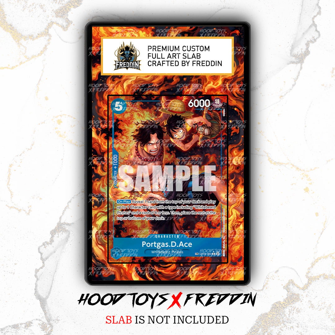 Portgas.D.Ace [Treasure Rare] OP08-052 | FREDDIN Full Art Slab
