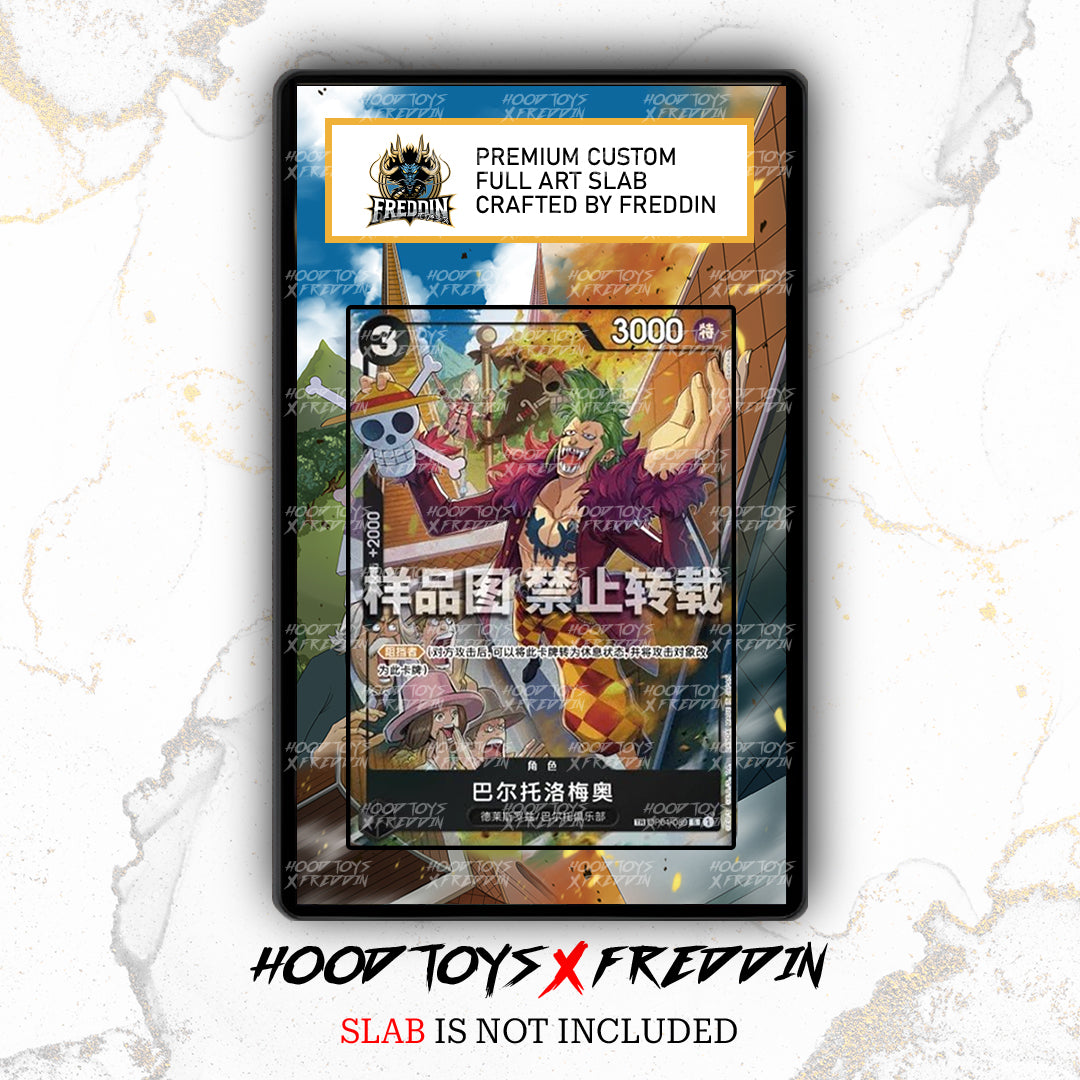 Bartolomeo [Treasure Rare] OP04-089 | FREDDIN Full Art Slab