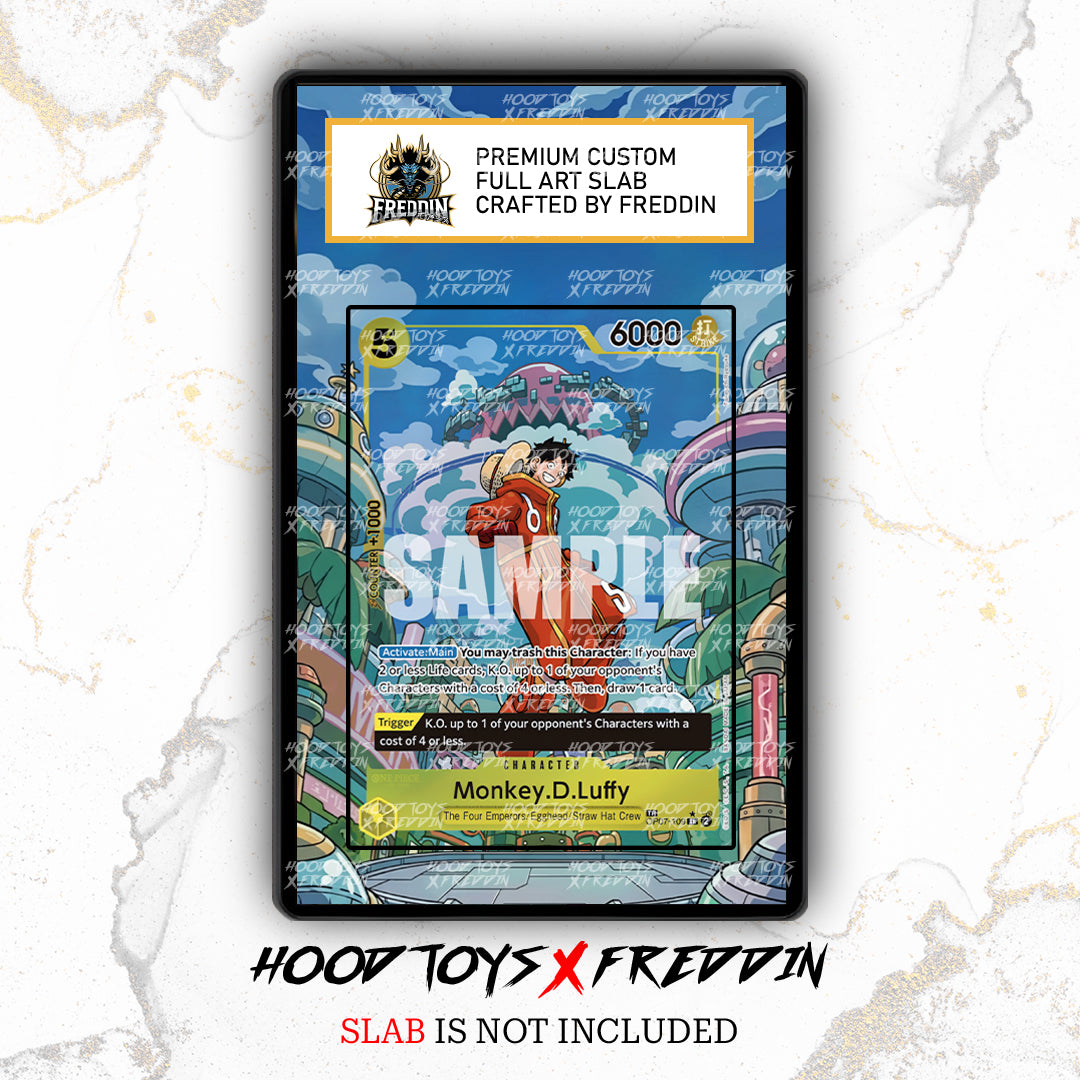 Monkey.D.Luffy [Treasure Rare] OP07-109 | FREDDIN Full Art Slab