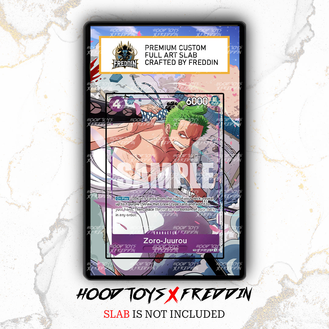 Zoro-Juurou [Treasure Rare] ST18-004 | FREDDIN Full Art Slab