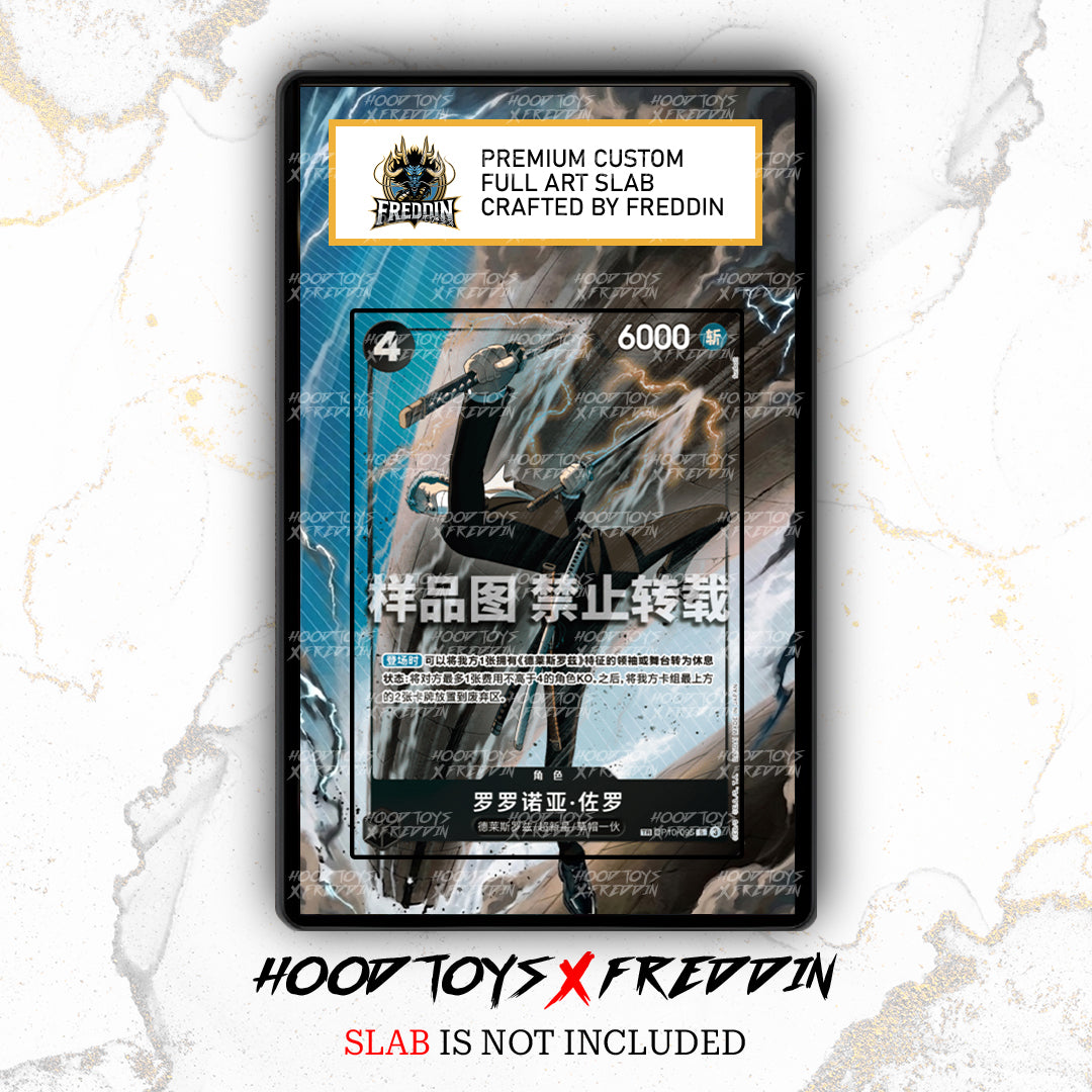 Chinese Roronoa Zoro [Treasure Rare] OP10-095 | FREDDIN Full Art Slab