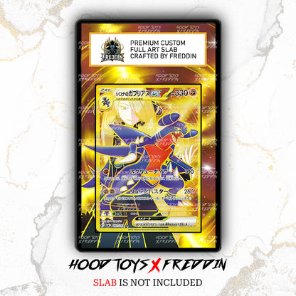 Cynthia's Garchomp ex #091 | FREDDIN Full Art Slab