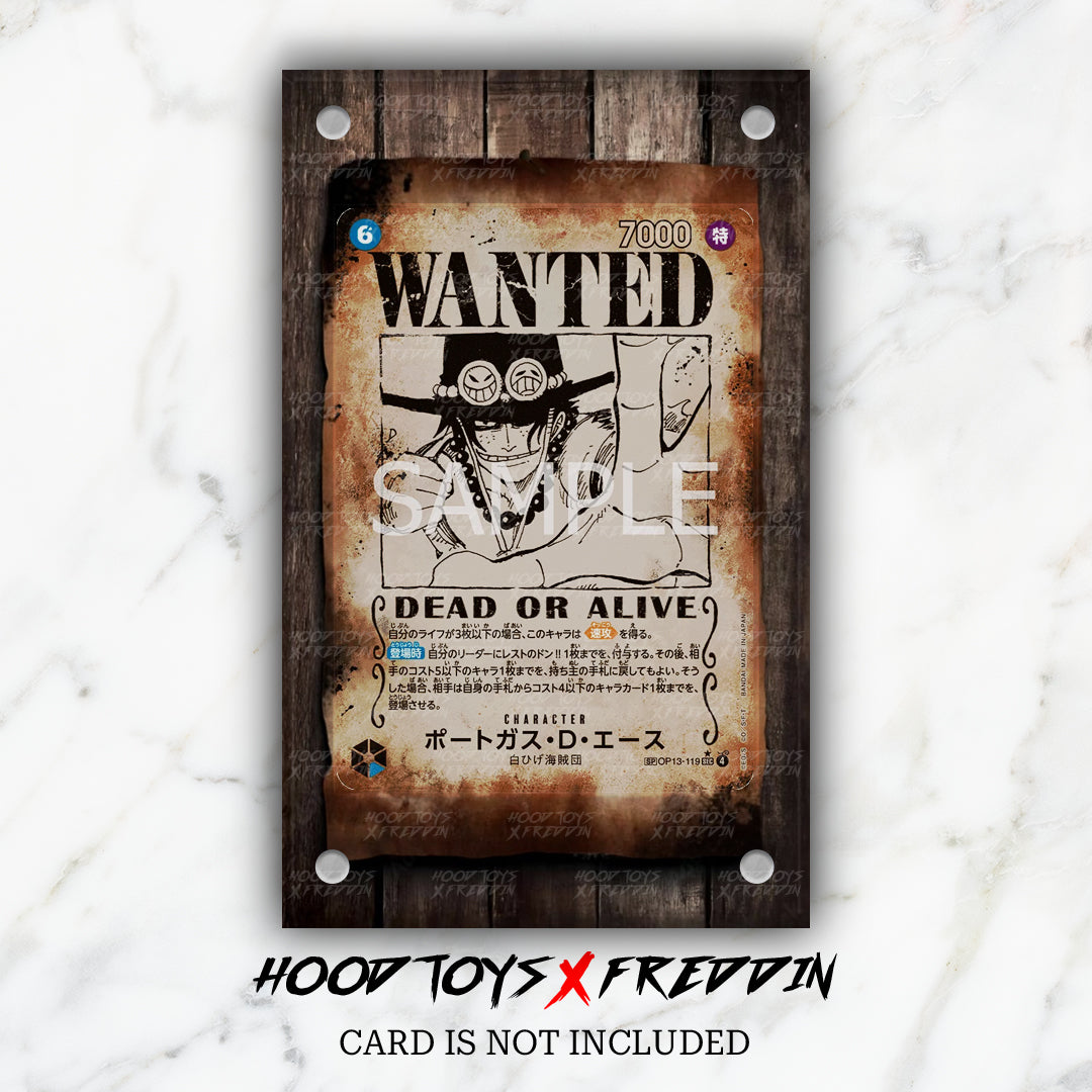 Portgas.D.Ace [Wanted] OP13-119  | FREDDIN Full Art Case