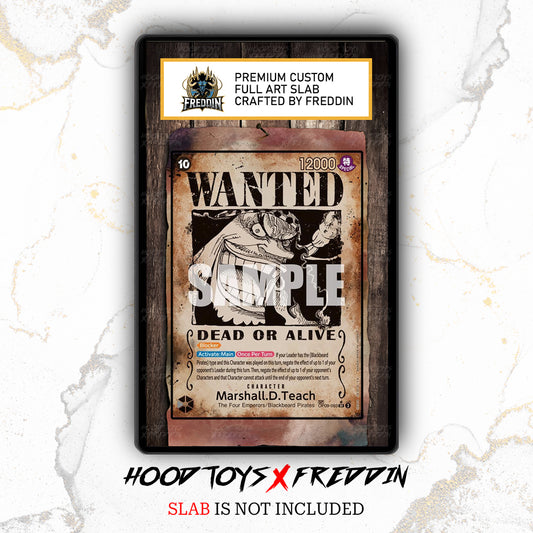 Marshall.D.Teach [Wanted] OP09-093 | FREDDIN Full Art Slab