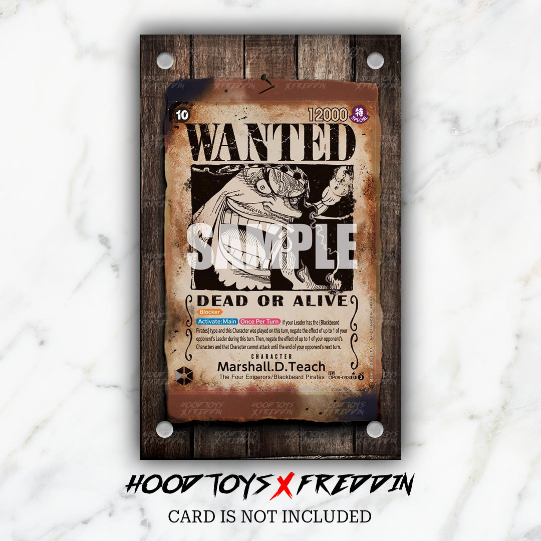 Marshall.D.Teach [Wanted] OP09-093 | FREDDIN Full Art Case