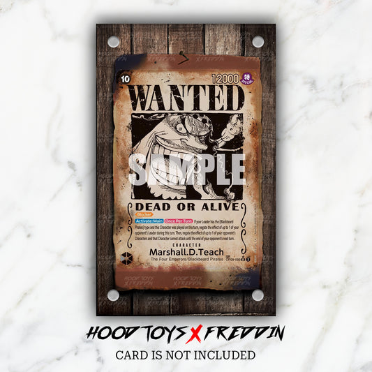 Marshall.D.Teach [Wanted] OP09-093 | FREDDIN Full Art Case