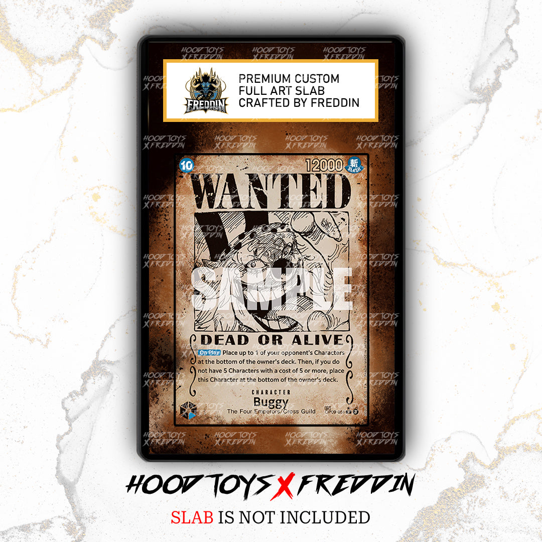 Buggy [Wanted] OP09-051  | FREDDIN Full Art Slab