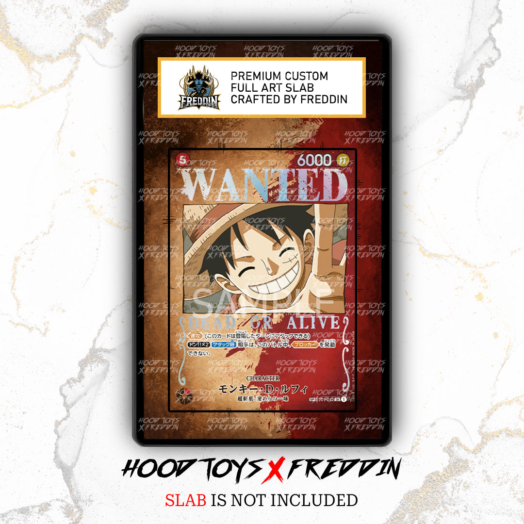 Monkey.D.Luffy [Wanted] ST01-012 | FREDDIN Full Art Slab