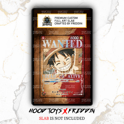 Monkey.D.Luffy [Wanted] ST01-012 | FREDDIN Full Art Slab