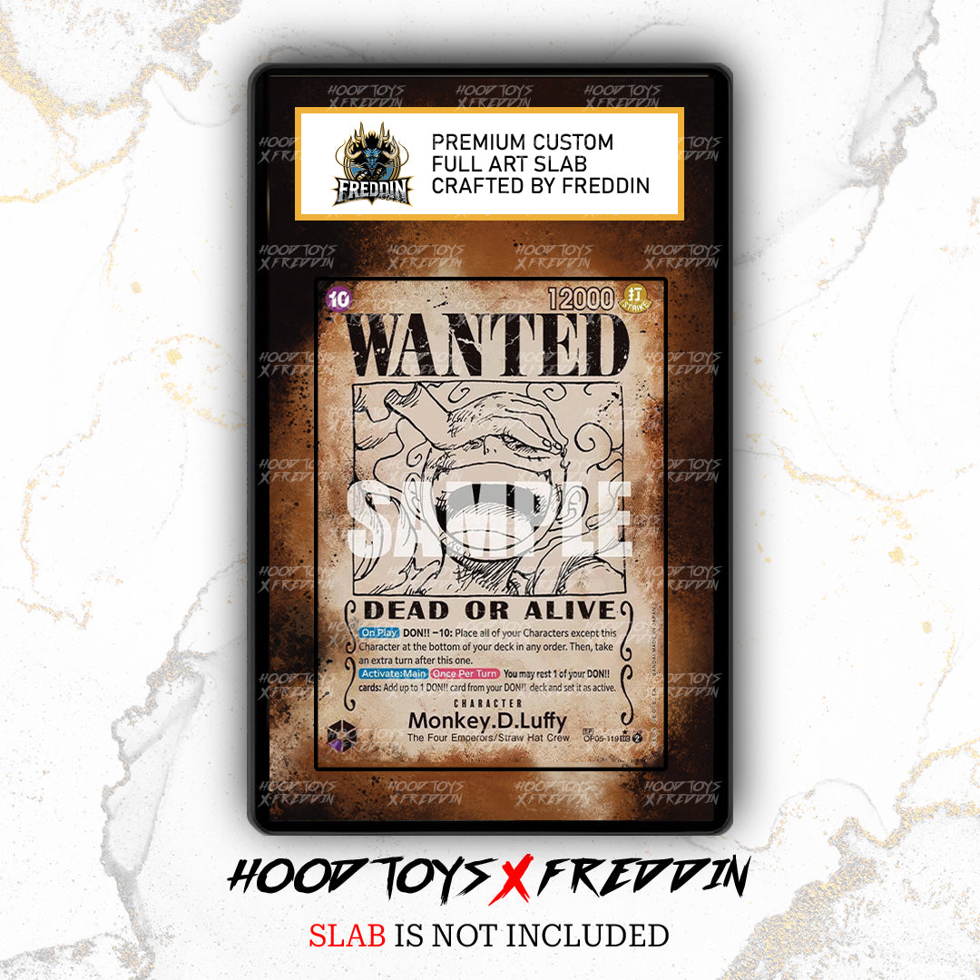 Monkey.D.Luffy [Wanted] OP05-119 | FREDDIN Full Art Slab
