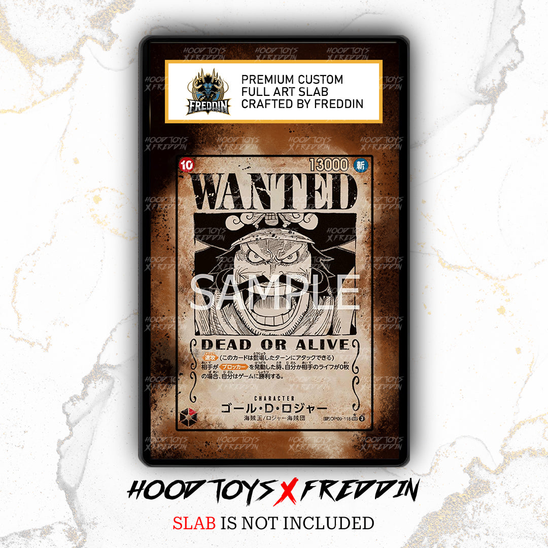 Gol.D.Roger [Wanted] OP09-118 | FREDDIN Full Art Slab