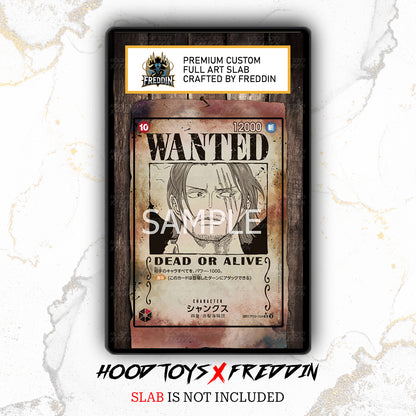 Shanks [Wanted Poster] OP09-004 | FREDDIN Full Art Slab