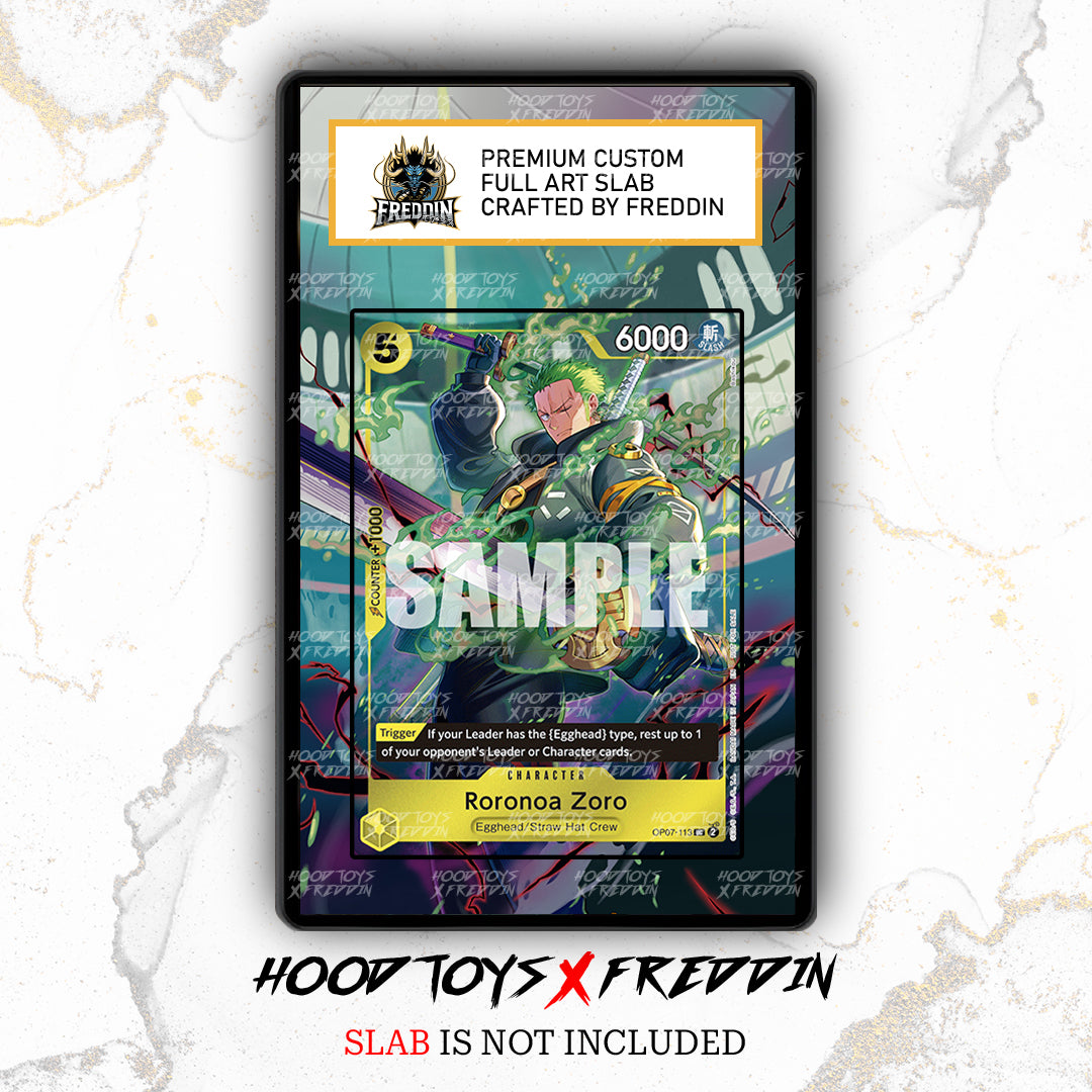 Roronoa Zoro [One Piece Day Dallas] OP07-113 | FREDDIN Full Art Slab