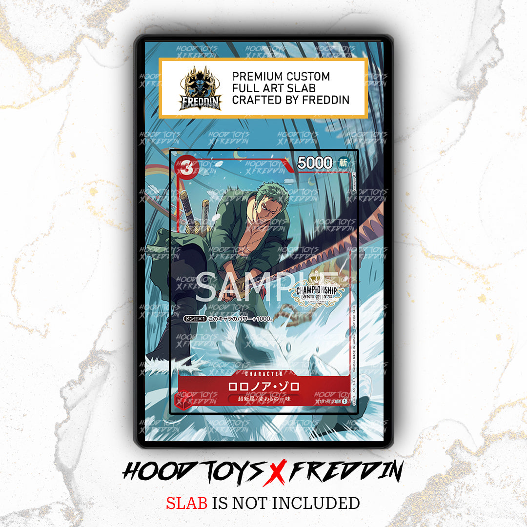 Roronoa Zoro [Treasure Cup] ST01-013 | FREDDIN Full Art Slab